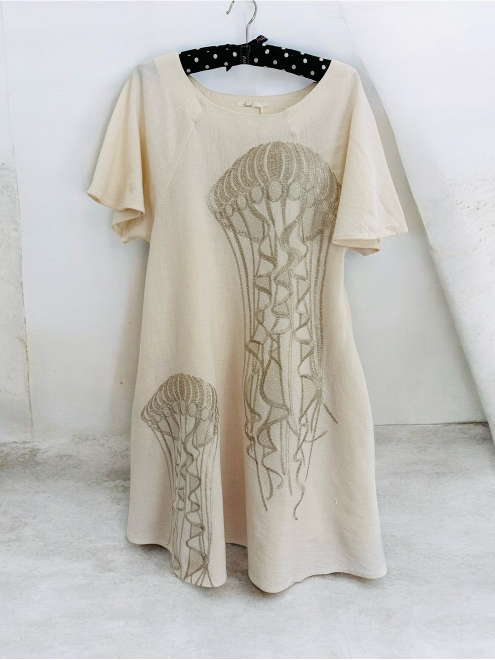 Floreat Anthropologie Jellyfish embroidered dress